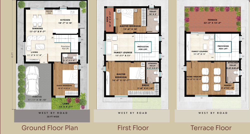 Sunrise Villas Floor plan